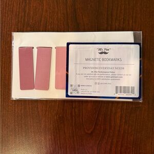 Pink Magnetic Bookmarks